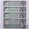 Image 1 : Group  lot of four different Canada Replacement notes from the 1967 Commemorative series. 4pcs
