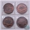 Image 1 : Estate lot of 4x  Canada Commemorative Medals for each province that joined the Confederation in bro