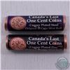 Image 1 : 2012 Special Wrapped Magnetic and 2012 Special Wrapped Non Magnetic Canada 1-cent Original Rolls of 