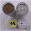 Image 1 : Estate Lot of 2x Canada 1942 5-cent rolls, lot includes a Tombac and a Nickel Version. Coins are cir