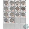 Image 1 : lot of 14x Canada Silver Dollars from 1937-1963. The dates you will receive are as follows: 1935,193