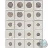 Image 1 : Mixed page of 20x Newfoundland Silver 5-cent,10-cent,20-cent,25-cent and 50-cent Coins - Oldest Date