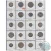 Image 1 : Mixed Page of 20x Various Mixed World Coins-oldest date 1921.  Please view scan, no return on this i