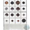 Image 1 : Mixed lot of World coins, mostly European, dates are worn away. 16pcs