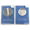 Image 1 : 1973 Comet Kohoutek Eyewitness & 1975 Viking I Mission To Mars Eyewitness Sterling Silver Medals by 