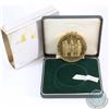 Image 1 : 1972 HM Tower of London Large Gilt Medal from the Royal Mint. Comes in original Mint packaging. Plea