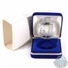 Image 1 : 2005 Cook Islands $1 Freedom Tower "We Will Never Forget" Silver Plated in Blue Display Box.