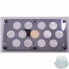 Image 1 : 1992 Canada 13-coin set in acrylic display. This set contains all 12 commemorative 25-cent issued in