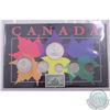 Image 1 : 1949 Canada 7-coin set in colourful Display Board with bonus 1949 Postage stamp
