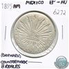 Image 1 : 1895AM Mexico Silver Countermark 8 Reales in EF-AU condition (chop mark)
