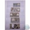 Image 1 : Estate lot of 5 x Large Sized Banknotes from France dating from 1940 to 1987.