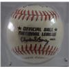 Image 3 : PETE ROSE AUTOGRAPHED ONL BASEBALL w/Reprint 1963 ROOKIE STARS Card