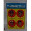 Image 4 : PETE ROSE AUTOGRAPHED ONL BASEBALL w/Reprint 1963 ROOKIE STARS Card