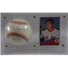 Image 1 : ROGER CLEMENS AUTOGRAPHED OAL BASEBALL w/TOPPS CARD