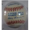 Image 3 : ROGER CLEMENS AUTOGRAPHED OAL BASEBALL w/TOPPS CARD