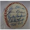 Image 3 : 1984 JACKSON METS AUTOGRAPHED/SIGNED TEAM BALL (19 SIGNATURES)