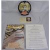 Image 8 : AWESOME MICKEY MANTLE COLLECTION: STEIN, 2 PLATES, ORNAMENT & POST CARD