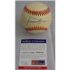 Image 1 : ROLLIE FINGERS AUTOGRAPHED BASEBALL  PSA / DNA CERTED
