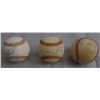 Image 1 : 3 - AUTOGRAPHED BASEBALLS; SEAN CASEY w/JUST COA, GEORGE FOSTER & ALBERT BELLE