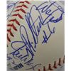 Image 6 : MULTI-SIGNED BALL (14) from FEB 8, 2003 DiMAGGIO LEGENDS GAME,  UNIDENTIFED