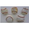 Image 1 : 5 - AUTOGRAPHED BASEBALLS - SKIP & CHIP CARAY, REST UNIDENTIFIED