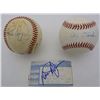 Image 1 : 1997 SPRING TRAINING AUTOGRAPHED BASEBALL - RICK DEMPSEY & AL DARK AUTO  BALL