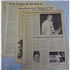 Image 2 : DETROIT TIGERS & RED WINGS SCRAP BOOK / NEWS PAPER LOT - GREAT ARTICLES - 1960's