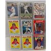 Image 2 : ALAN TRAMMELL & LOU WHITAKER - 61 BASEBALL CARDS in sheets
