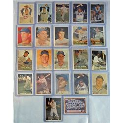 1957 TOPPS CHICAGO CUB TEAM LOT (22 CARDS) BAKER