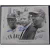 Image 1 : WILLIE MAYS, MICKEY MANTLE & HANK AARON AUTOGRAPHED 8x10