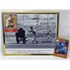 Image 1 : KIRBY PUCKETT AUTOGRAPHED CARD & BOB FELLER AUTOGRAPHED PHOTO -