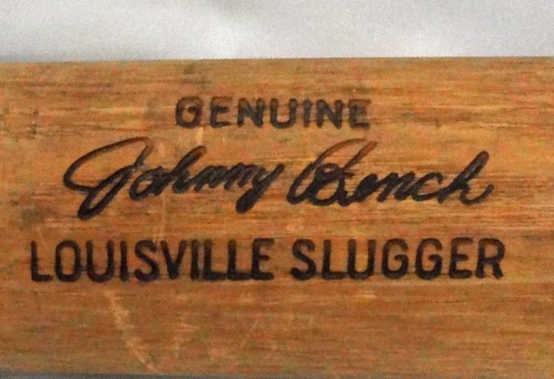 Johnny Bench Game Used Bat Louisville Slugger