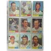 Image 8 : 135 - 1961 TOPPS BASEBALL CARDS in SHEETS -  SOME MINOR STARS - AVG EX or BETTER