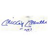 Image 2 : MICKEY MANTLE SIGNED 8x10 B/W YANKEES PHOTO
