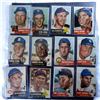 Image 1 : 12 - 1953 TOPPS STARS, LABINE VG, SLAUGHTER VGEX, WYNN EX, IRVIN VG+, HUTCHINSON