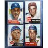 Image 3 : 11 - 1953 TOPPS STARS, BURGESS EX, FELLER EX, IRVIN VG+, MINOSO EX, REESE VGEX+