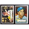 Image 4 : 26 - 1952 TOPPS CARDS, #91 SCHOENDIENST EX,  #215 BAUER VGEX - REST MOSTLY VGEX