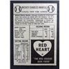 Image 2 : 1954 RED HEART DOG FOOD MICKEY MANTLE BEAUTIFUL VGEX+