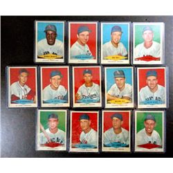 13 - 1954 RED HEART, BAUMHOLTZ, BELL VG, DARK, ERSKINE, FOX, KINER, KLUSZEWSKI,