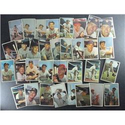 1953 BOWMAN COLOR CARDS, #81 SLAUGHTER, #101 SCHOENDIENST#151 ADCOCK  ALL VG+