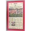 Image 1 : TED GINN #7 OHIO STATE FOOTBALL AUTOGRAPHED PLAQUE 15" x 24"