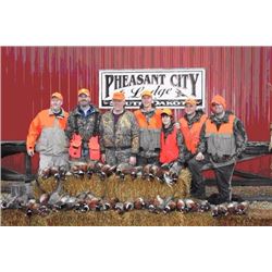 2 day/2 night all inclusive guided pheasant hunt for 2 hunters