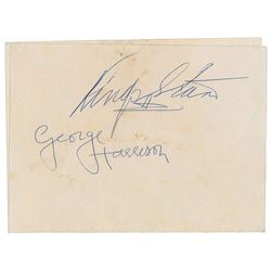 Beatles: Harrison and Starr