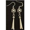 Image 1 : Native American Navajo Silver Turquoise Earrings