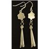 Image 2 : Native American Navajo Silver Turquoise Earrings