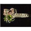 Image 2 : Signed Kirk's Folly Crystal Butterfly Ring, 8.25
