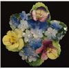 Image 2 : Crown Staffordshire Fine Porcelain Pin + Earrings