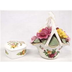 Royal Albert Fine Porcelain Music + Trinket Boxes