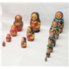 Image 2 : 4 Sets of Russian Wooden Nesting Dolls