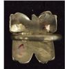 Image 3 : Zuni Sterling Silver Inlay Butterfly Ring, Size 5